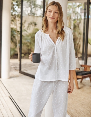 Womens pyjamas white company sale