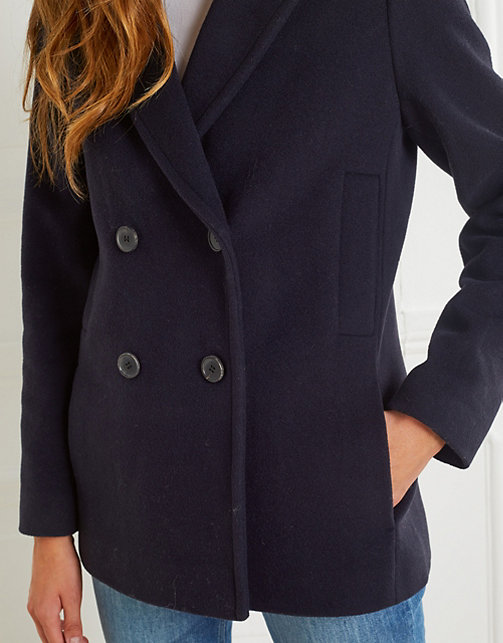 Double Breasted Pea Coat | Clothing Sale | The White Company UK