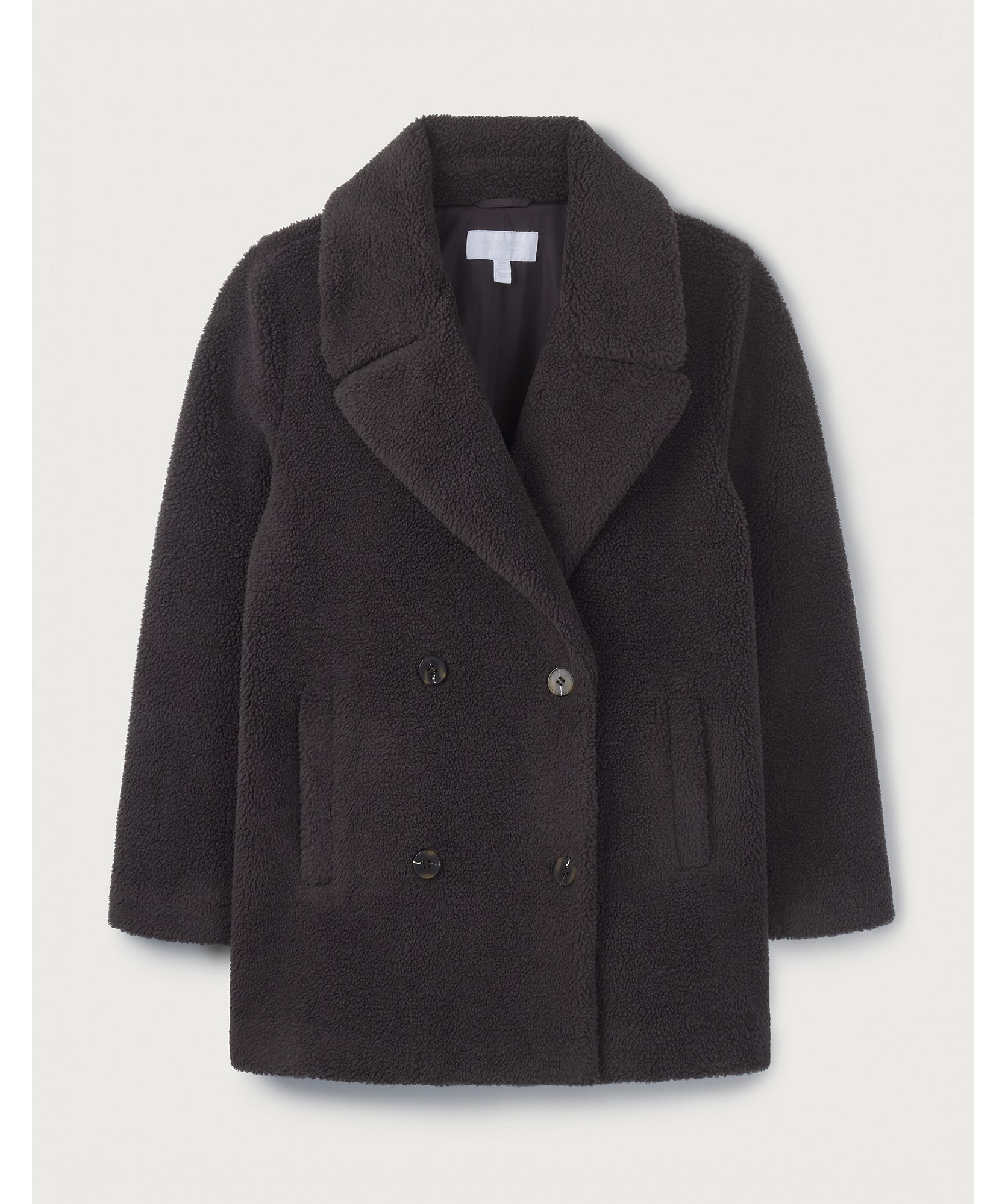 Double-Breasted Teddy Coat | Jackets & Coats | The White Company US