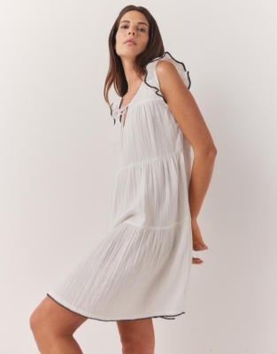 Double Cotton Blanket Stitch Nightie