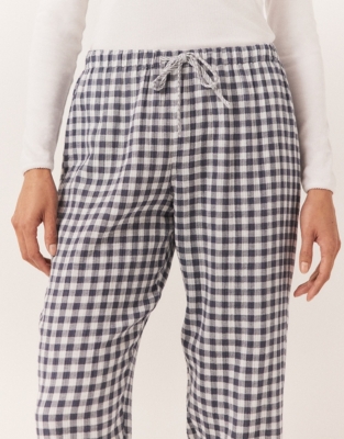 Double Cotton Gingham Pyjama Bottoms