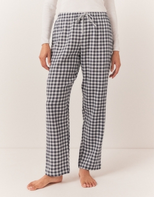 Double Cotton Gingham Pyjama Bottoms