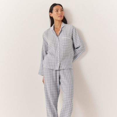 Double Cotton Gingham Pyjama Set