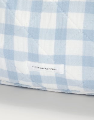 Double Cotton Gingham Wash Bag