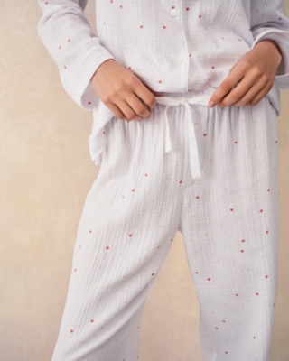 Double Cotton Heart Classic Pyjama Set