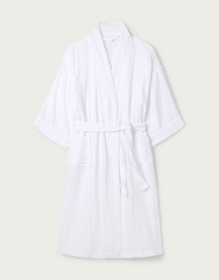 Double Cotton Long Robe