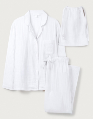 Double Cotton Pajama Set | Pajamas | The White Company US