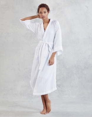 DoubleCotton Robe Robes & Dressing Gowns The White Company UK