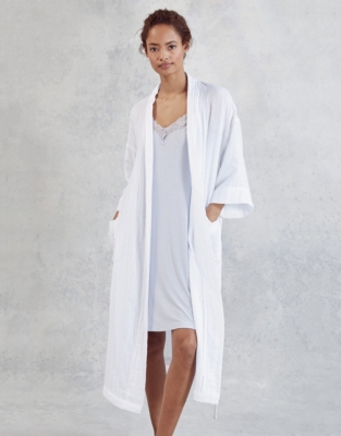 DoubleCotton Robe Robes & Dressing Gowns The White Company UK