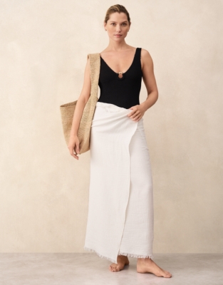 Double Cotton Sarong Scarf