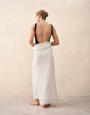 Double Cotton Sarong Scarf