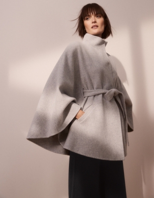 Double-Face Wool Cape | Jackets & Coats | The White Company US