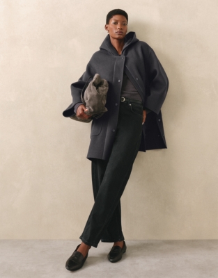 Double Faced Hooded Coat