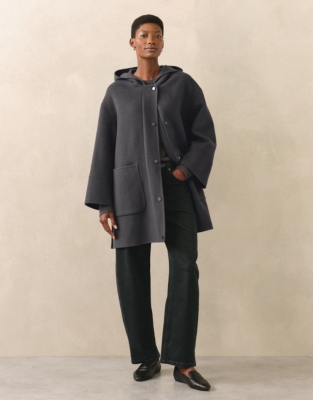 Double Faced Hooded Coat