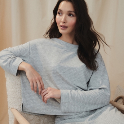 Double-Faced Spot Lounge Pyjama Sweatshirt