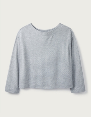 Double-Faced Spot Lounge Pyjama Sweatshirt | Nightwear & Robes Sale ...