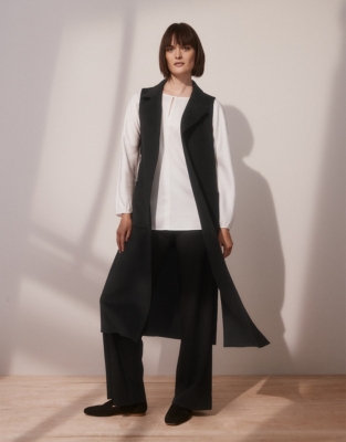 Image of Double-Faced Wool Gilet