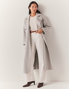 Double Faced Wool Trench Coat