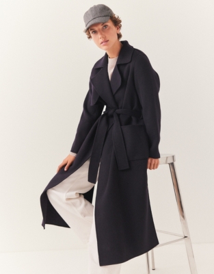 Double Faced Wool Trench Coat