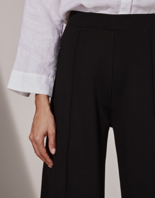 Double Jersey Pull On Crop Pants 