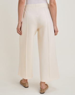 Double Jersey Pull On Crop Trousers