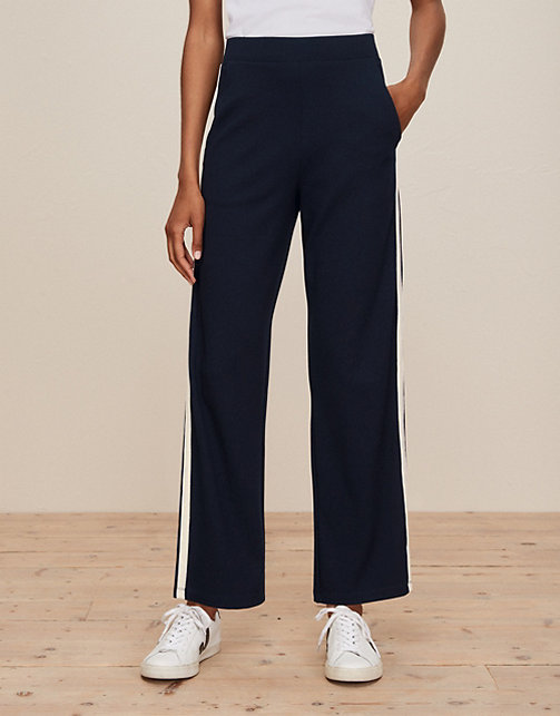 Double-Jersey Pull-On Side Stripe Pants | All Clothing Sale | The White ...