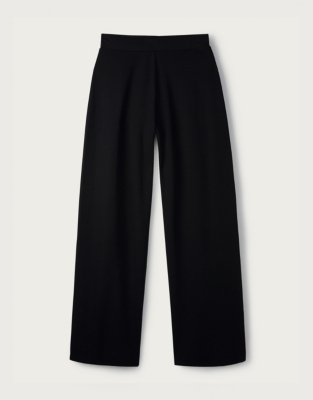 Double-Jersey Pull-On Straight-Leg Trousers | Trousers & Leggings | The ...