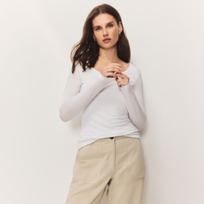 Double Layer Long Sleeve T-Shirt