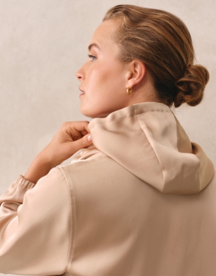 Double Satin Hoodie