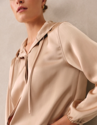 Double Satin Hoodie