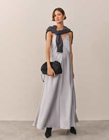 Double Satin Slip Dress