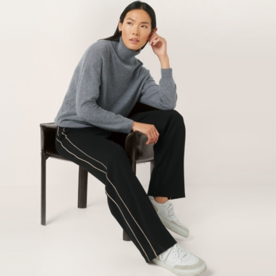 Double Side Stripe Jersey Trousers