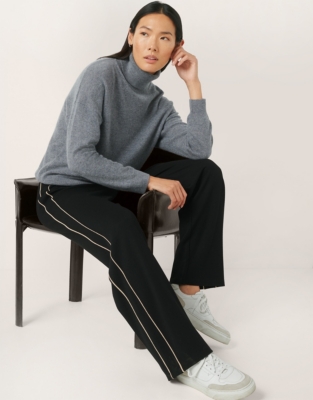 Double Side Stripe Jersey Trousers