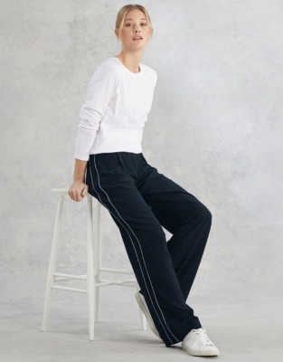 trousers with a side stripe