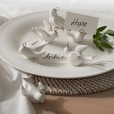 Dove Place Card Holders – Set of 6