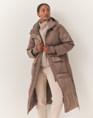 Long puffer down jacket hotsell