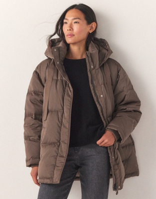 Down Filled Oversized Puffer Coat All Clothing Sale The White