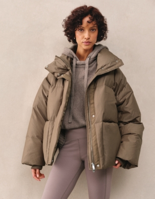 Down Filled Short Puffer Coat