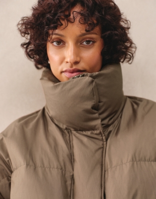 Down Filled Short Puffer Coat