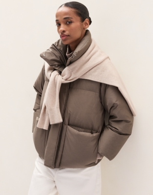 Down Filled Short Puffer Coat