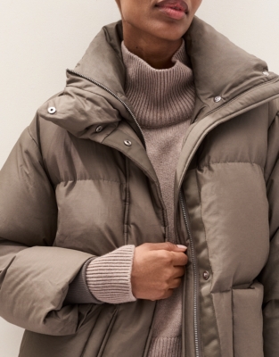 Down Filled Short Puffer Coat