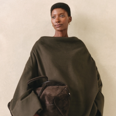 Drape Front Cape