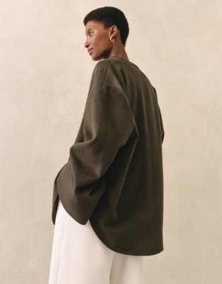 Drape Front Cape