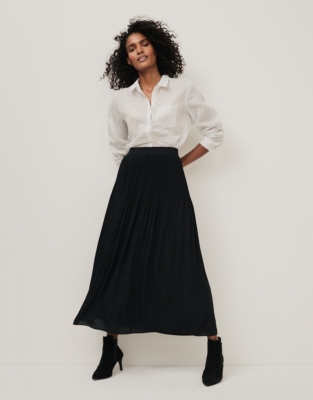 Dual Pleat Skirt | Dresses & Skirts | The White Company US