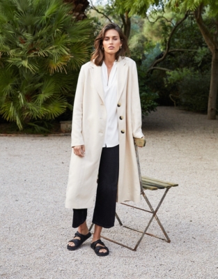 White 2025 duster coats