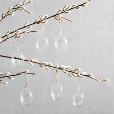 Easter Egg Decoration Set Of 6 Home Accessories The White