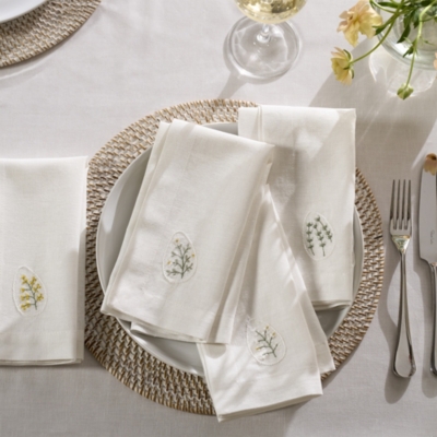 Easter Embroidered Napkins – Set of 4