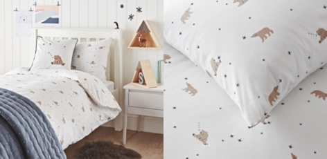 white company childrens bedding