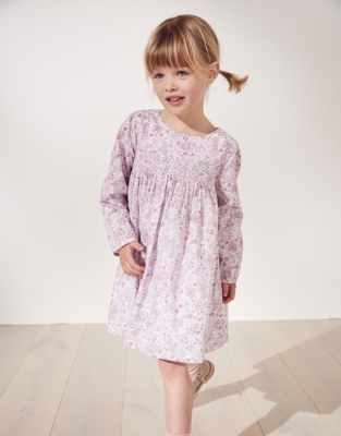 Edie Smocked Floral Dress (18mths-6yrs) | Children's Clothing Sale ...