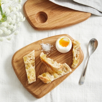 Egg & Soldiers Board Set of 2 Tableware The White Company UK